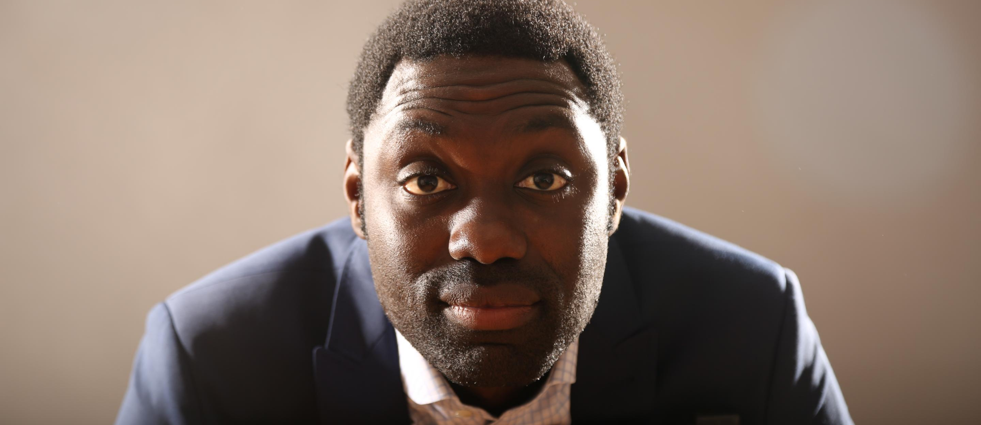 Black Man Staring at the Camera